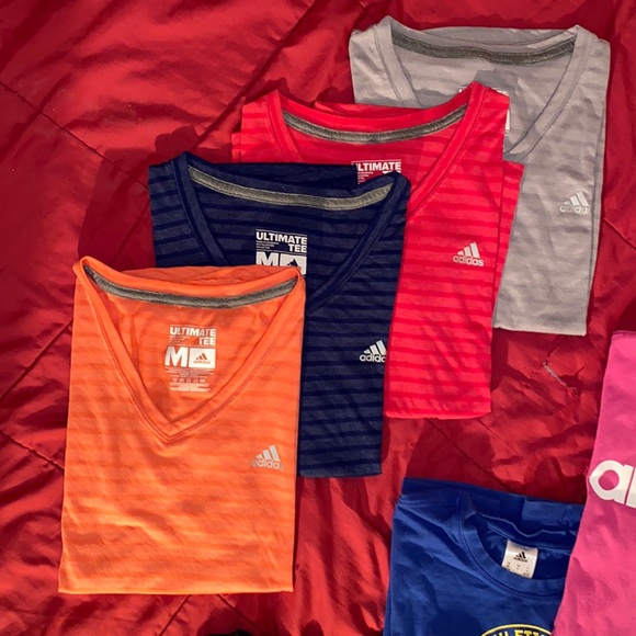 Authentic Adidas Sports Tees - Picture 1 of 4